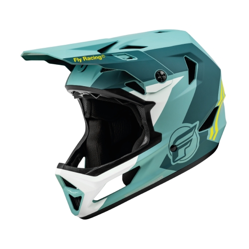 Casco Fly Rayce Mate Azul Stone/Hi Vis