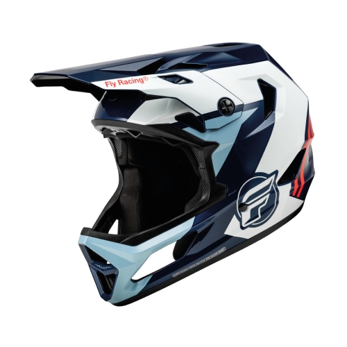 Casco Fly Rayce Rojo/Blanco/Azul