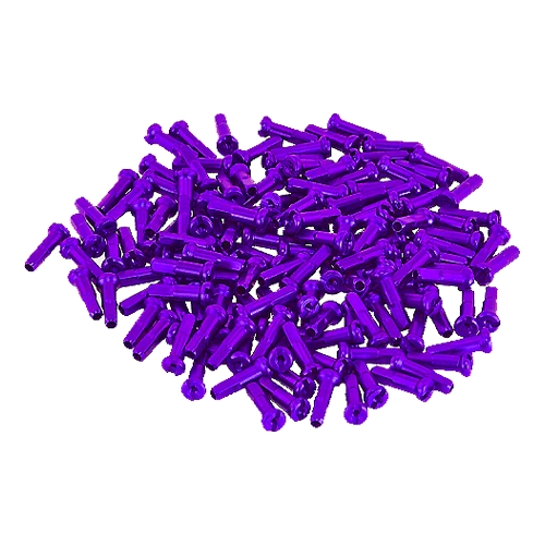 Cabeza Radio Usa Spokes Aluminio 12mm Purpura (Paquete x 38)