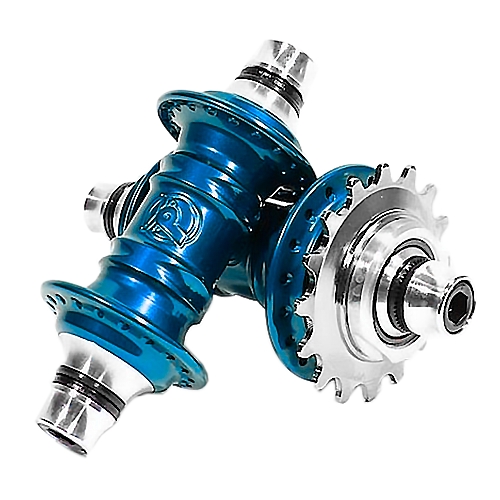 Manzana Profile Racing Mini Set Eje 10mm 36H Azul