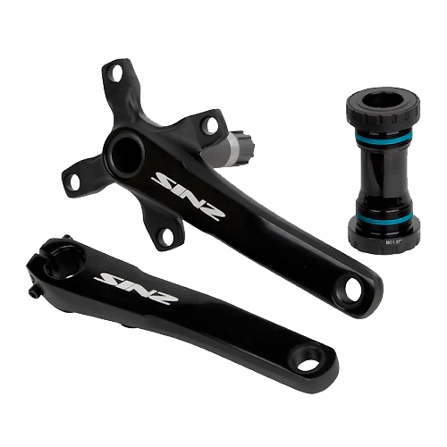 BIELA SINZ MX3 2 PIEZAS ALUMINIO  NEGRA