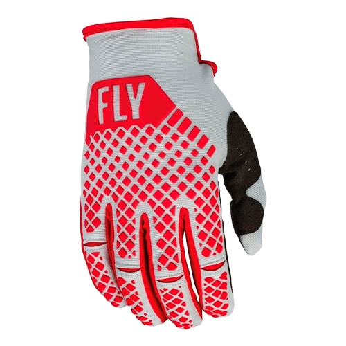 GUANTE FLY KINETIC GRIS/ROJO