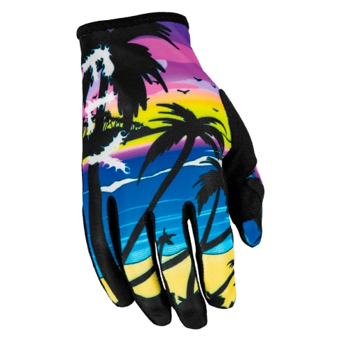 GUANTE FLY LITE MALIBU ROSA/AZUL/ARENA