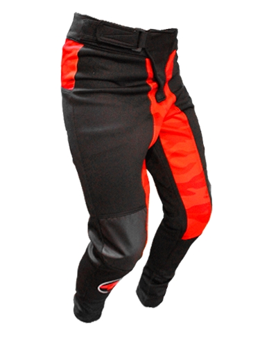 PANTALON 4TRACK NEGRO/ROJO