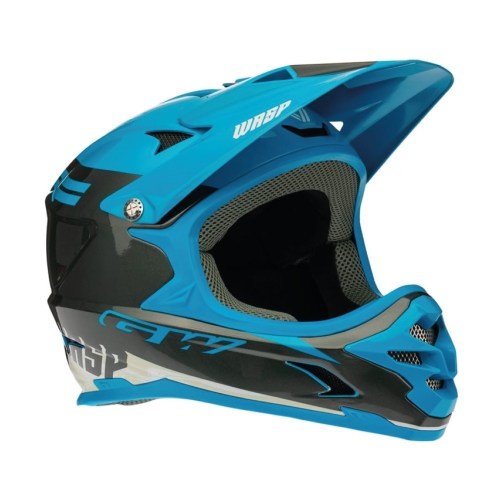 CASCO GW FULL FACE WASP GRIS AZUL