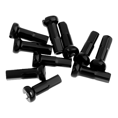 NIPLES ACERO PARA RADIO 14G*14MM NEGRO X 36