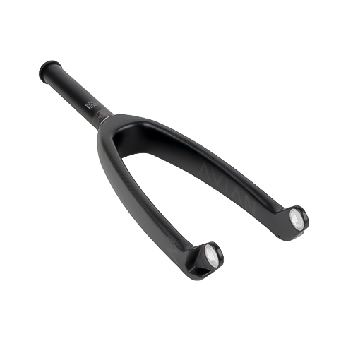 TENEDOR AVIAN 1-1/8 -1.5 CARBONO CONICO NEGRO BRILLANTE 20MM