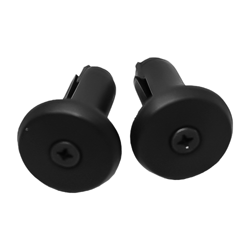 PAR TAPONES PLASTICOS P/DIRECCIONES, NEGRO