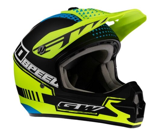 CASCO BMX/FULLFACE SPEED AMARILLO HI VIS TALLA NIÑO