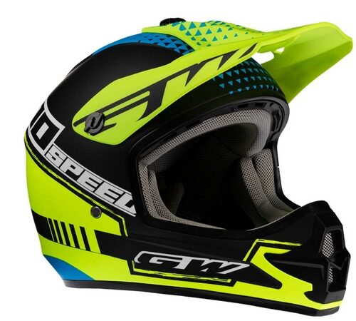 CASCO BMX/FULLFACE SPEED AMARILLO HI VIS TALLA NIÑO