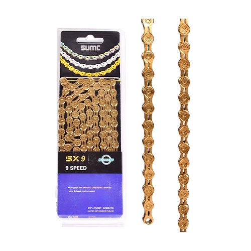 CADENILLA 1/2" X 11/128" DORADO SL (9S)