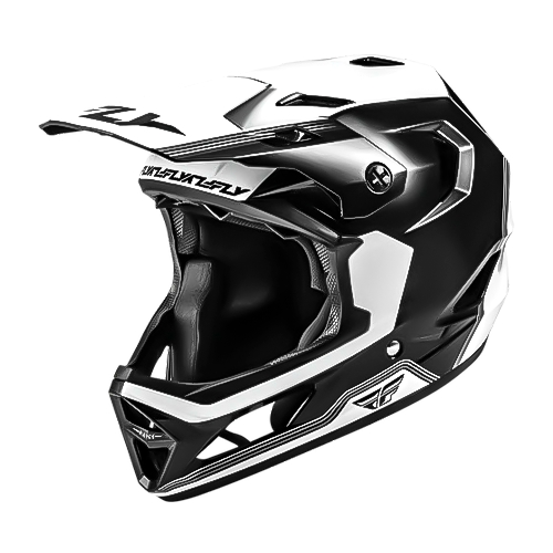 CASCO FLY RACE REPEAT NEGRO/BLANCO