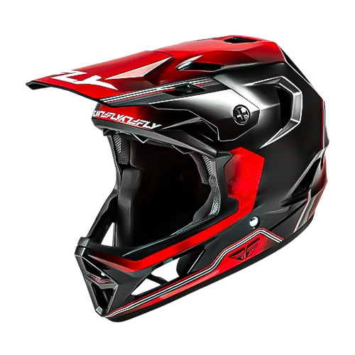 CASCO FLY RACE REPEAT NEGRO/ROJO