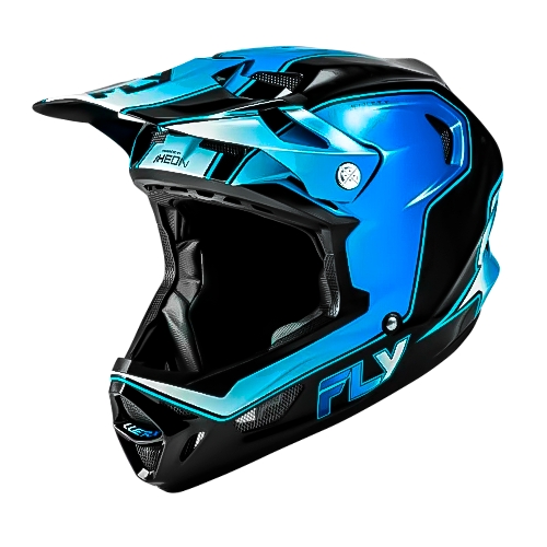 CASCO FLY WERX-R FLOW CARBON NEGRO/AZUL/BLANCO