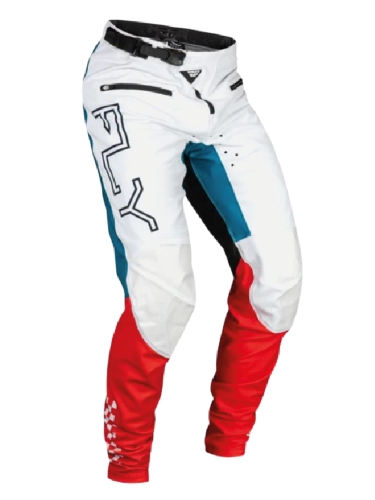 Pantalon Fly Bicycle Rayce Rojo/Blanco/Azu