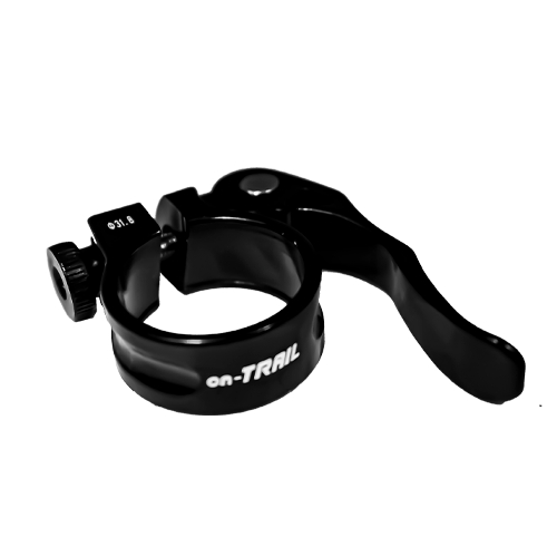 ABRAZADERAS ON-TRAIL 31.8MM ALUM. NEGRO, AJUSTE RAPIDO