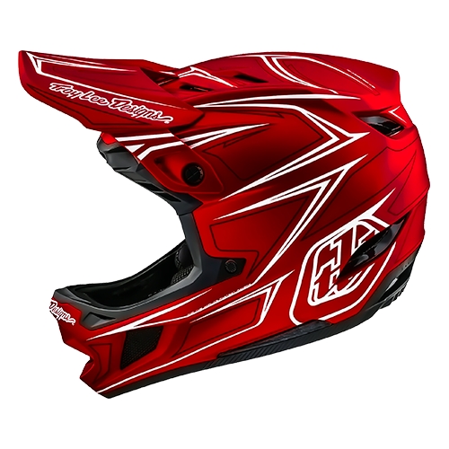 CASCO TROYLEE D4 POLIACRILICO CHR/RED