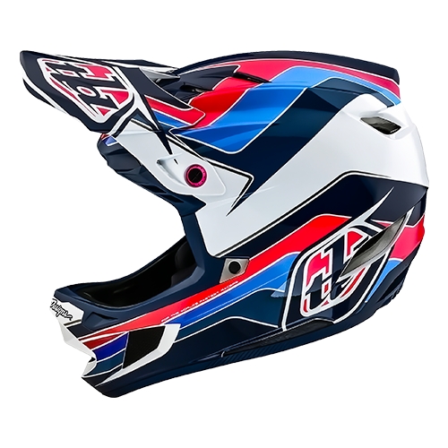 CASCO TROYLEE D4 COMPOSITE OMEGA BLANCO/AZUL