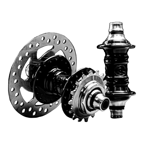 Manzana Profile Racing Mini Set Eje 10mm Disco 36H Negro