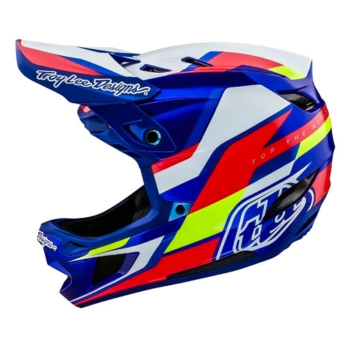 CASCO TROYLEE D4 COMPOSITE OMEGA BLANCO/AZUL