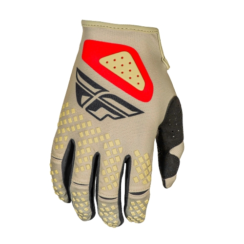 Guantes Fly Kinetic SYM Gris/Rojo/Negro