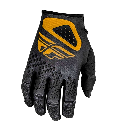 Guantes Fly Kinetic Center Negro/Dorado