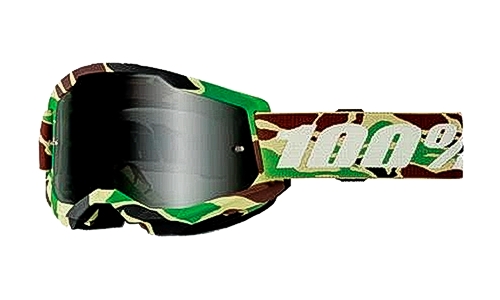 GOGGLES 100% STRATA 2 CAMUFLADA LENTE OSCURO