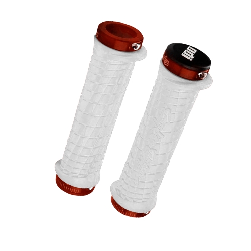 GRIPS ODI TROYLEE LOCK ON BLANCO/ROJO