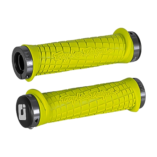 GRIPS ODI TROYLEE LOCK-ON AMARILLO/GRIS